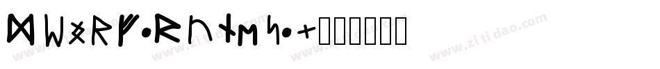 Dwarf Runes 2字体转换